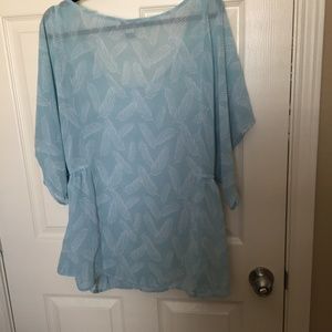 Torrid Feather Side Cinch Blouse